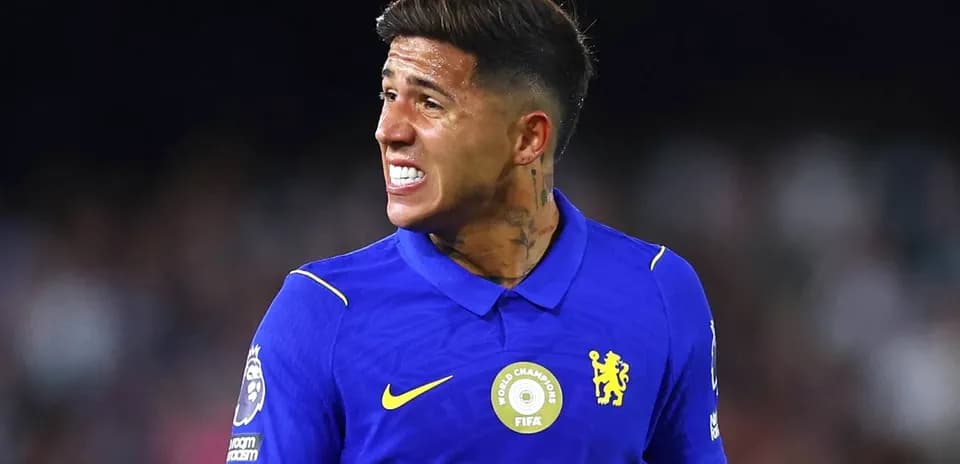 Player in blue jersey reacting during match