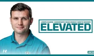 Lewis Dunne named associate head coach for men's soccer