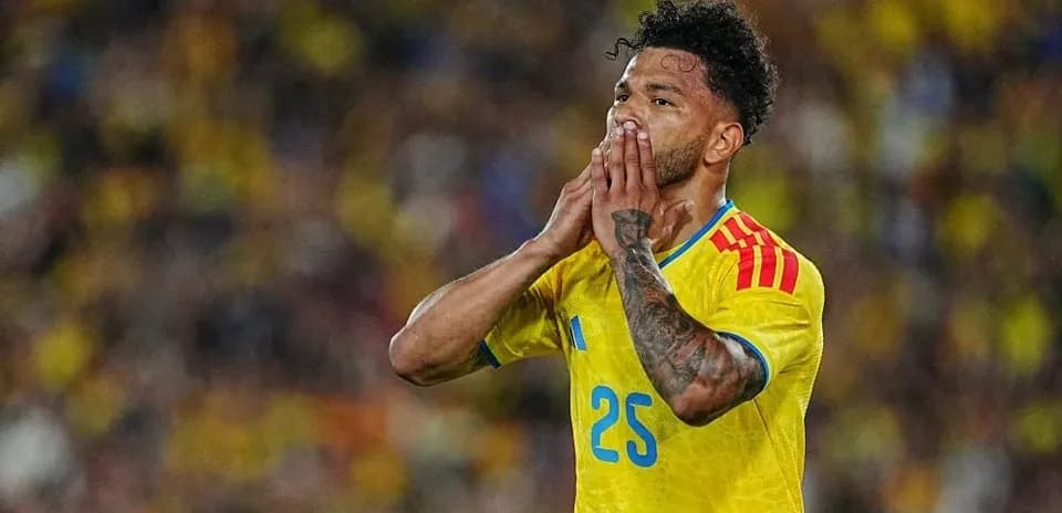 Player in yellow jersey reacting during a match