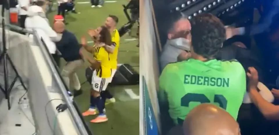 Players and staff involved in altercation after match