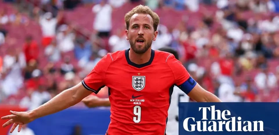 Harry Kane celebrating after scoring a goal