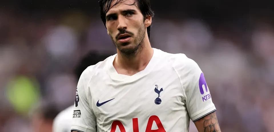 Player in Tottenham kit during match