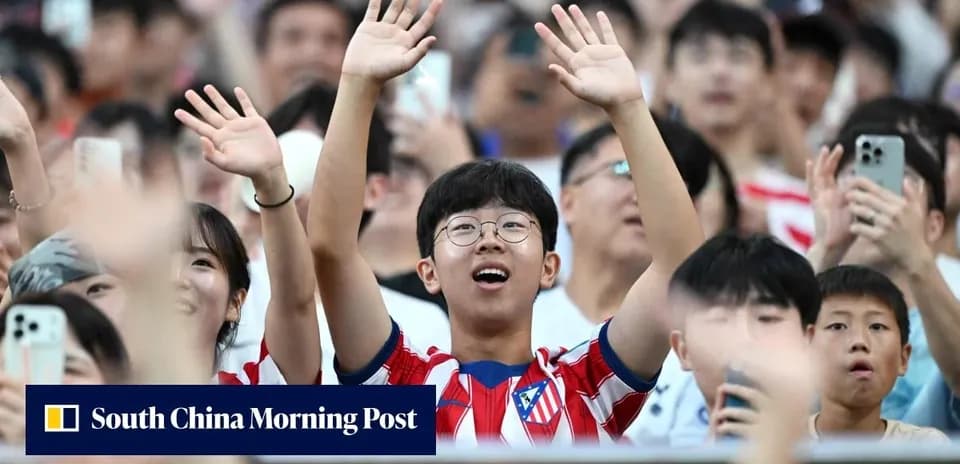 Fans cheering during a sports event in stadium