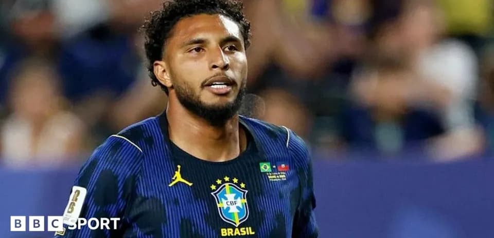 Player wearing Brazil jersey during a match