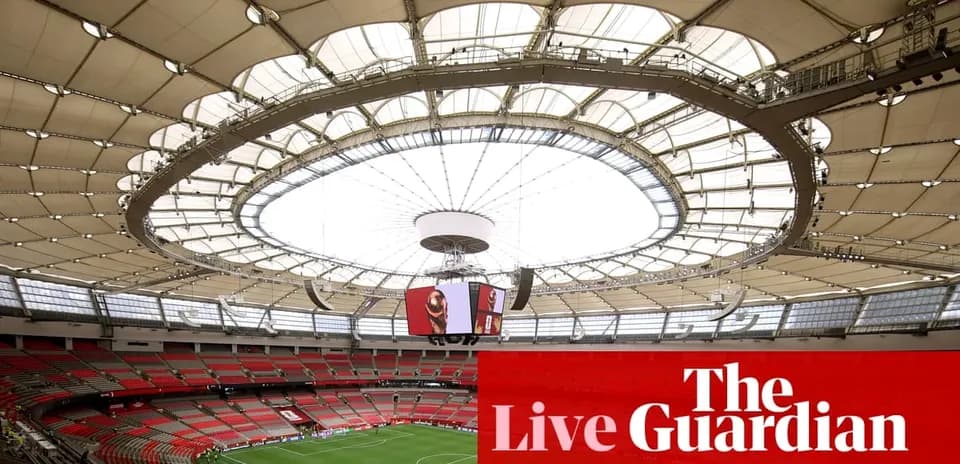 Interior view of a large stadium with roof