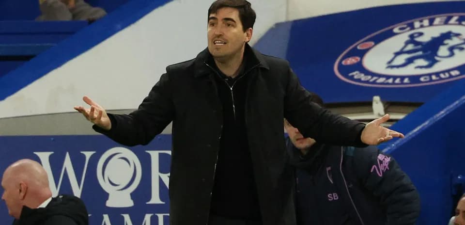 Manager gesturing on the sidelines during match