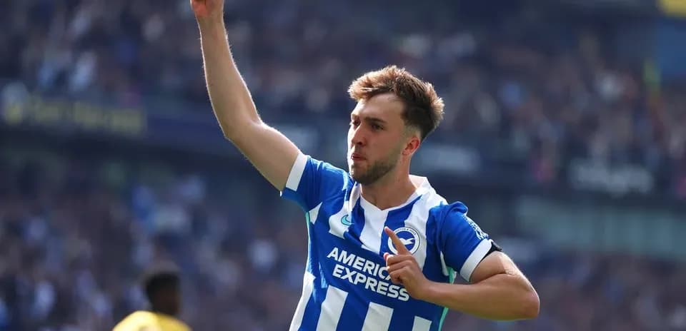Player celebrating a goal with raised finger