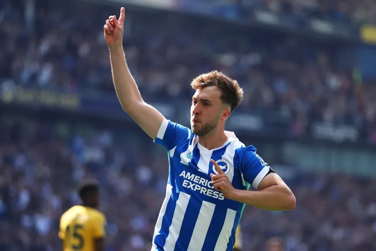 Player celebrating a goal with raised finger