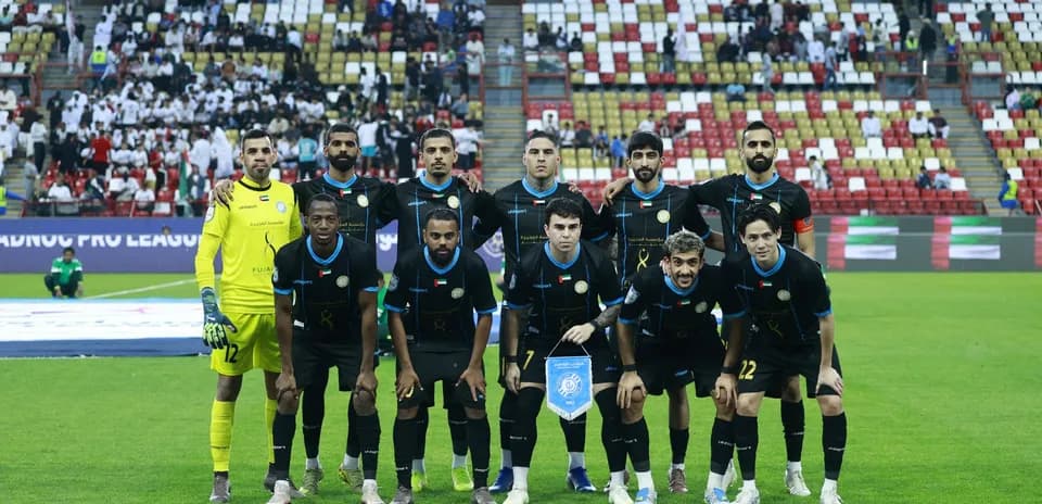 Dibba Al Fujairah U23 team lineup before match