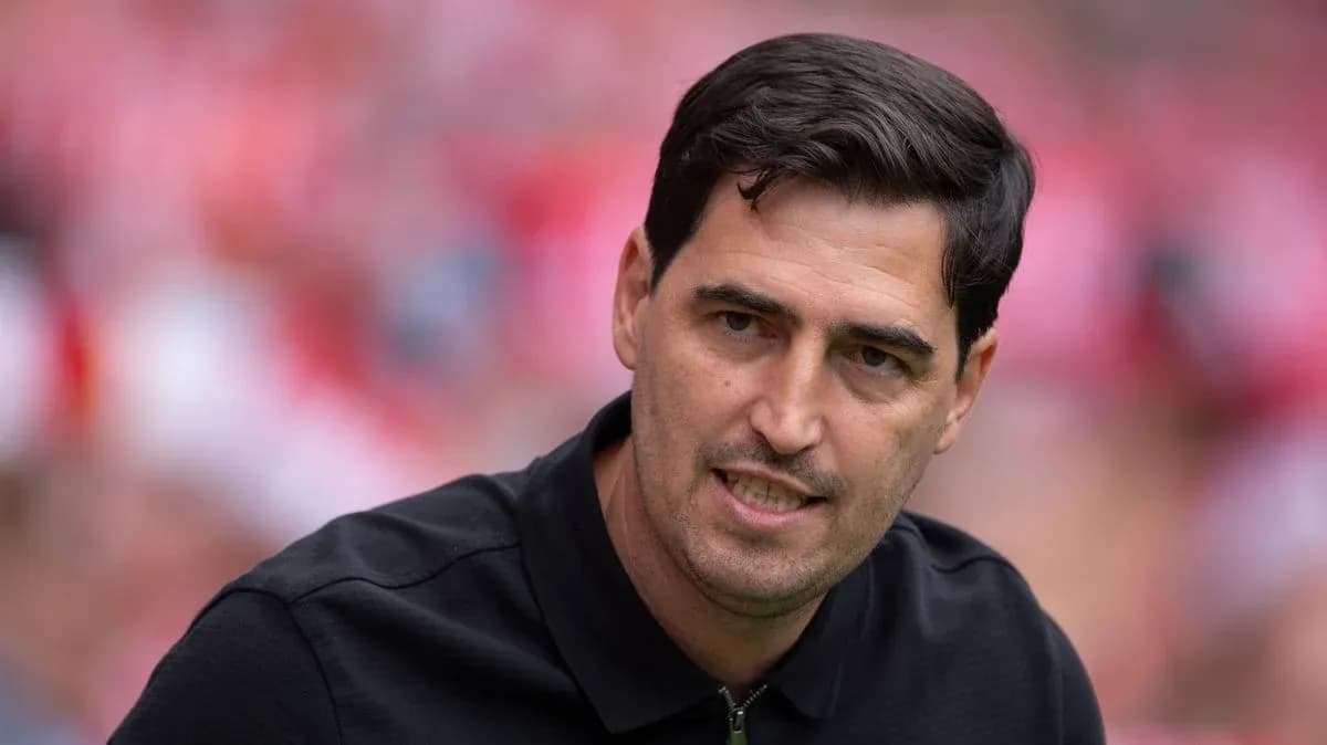 Coach speaking during match with blurred crowd behind
