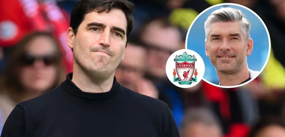 Coach looking concerned during match with Liverpool logo