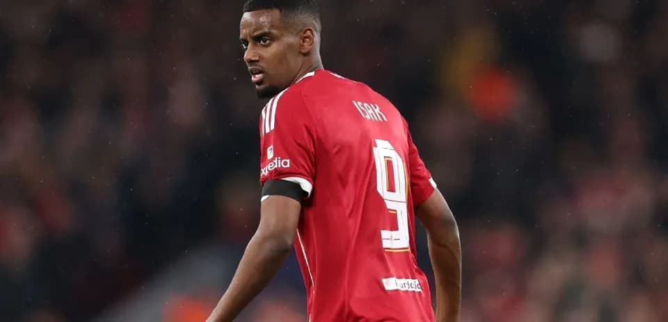 Player in red jersey with number 9 on field