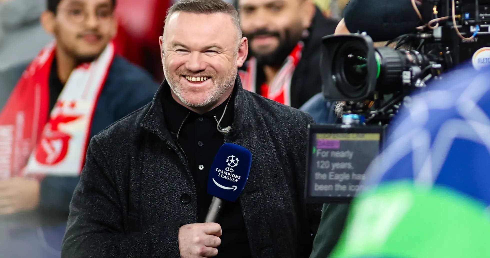 Former player speaking during UEFA Champions League coverage