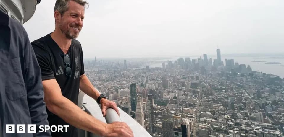 Person enjoying city view from high vantage point