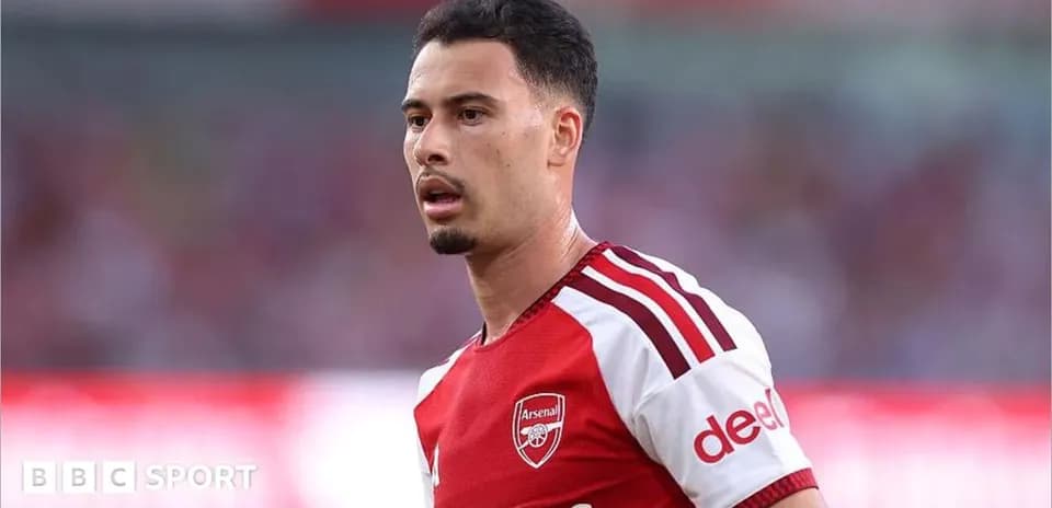 Arsenal player during match at stadium