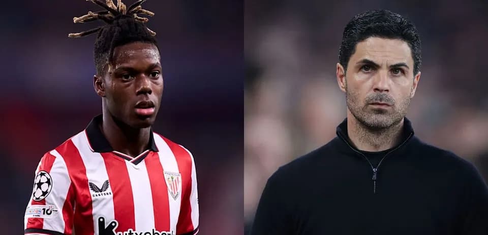 Athletic Bilbao player and coach during match