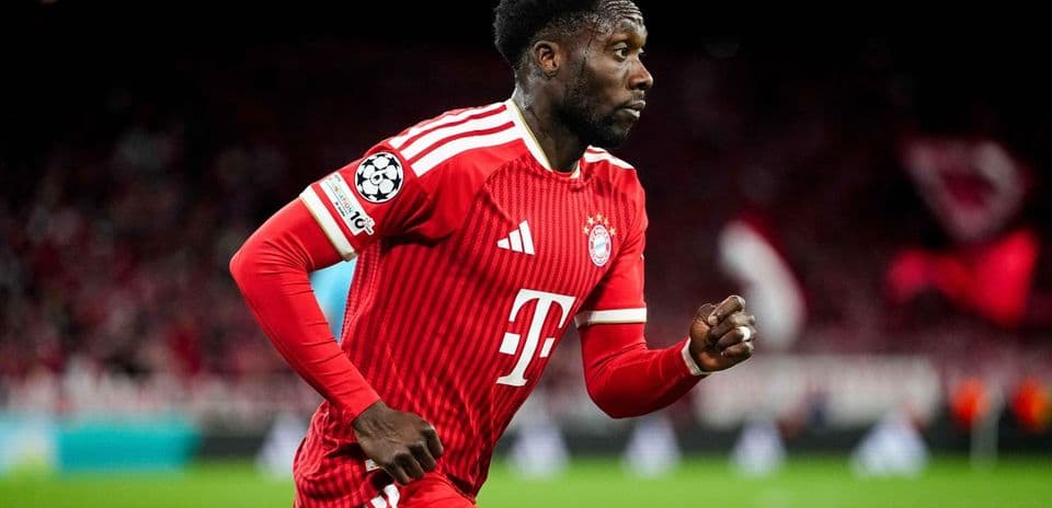 Player running during a Champions League match