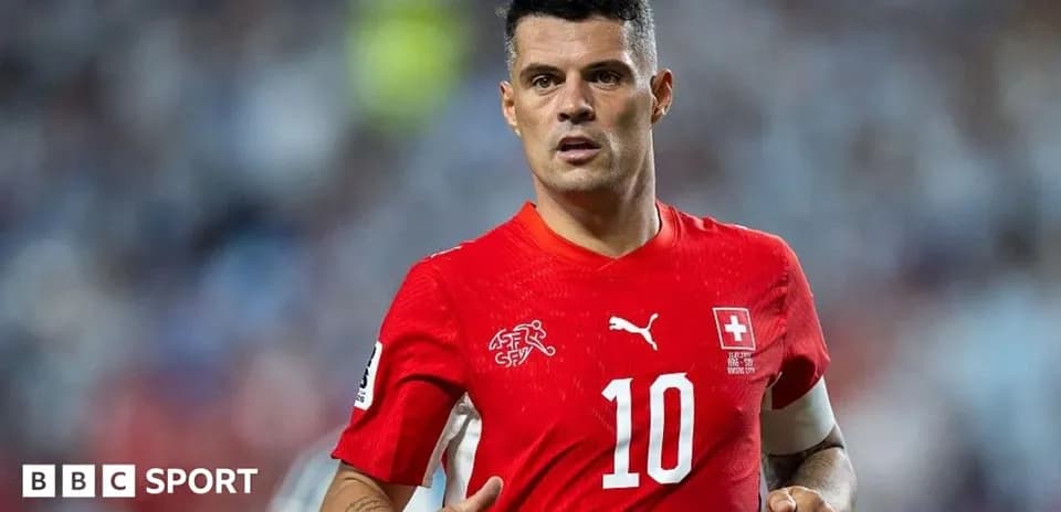 Player in red jersey during a football match