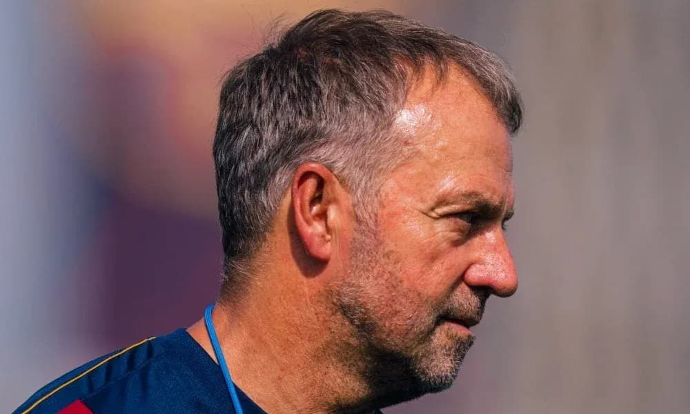 Coach observing during training session