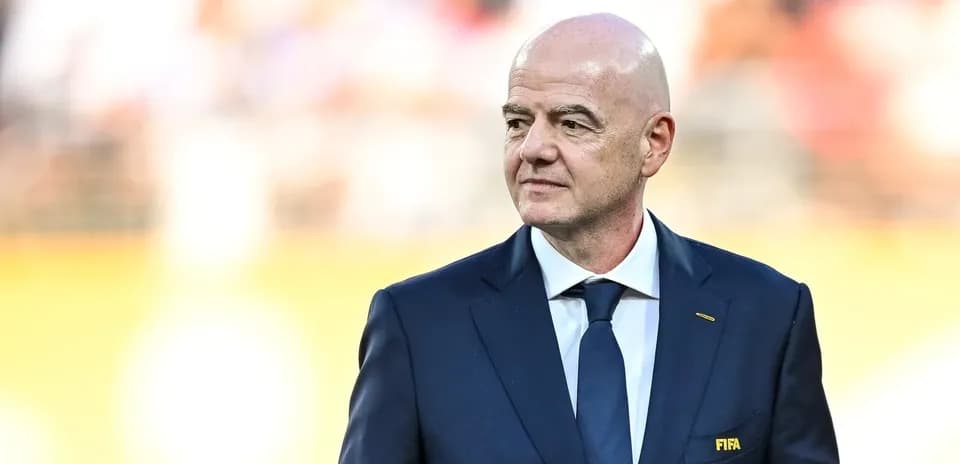 FIFA president Gianni Infantino at event