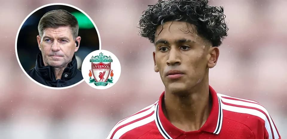 Young player in Liverpool kit during match