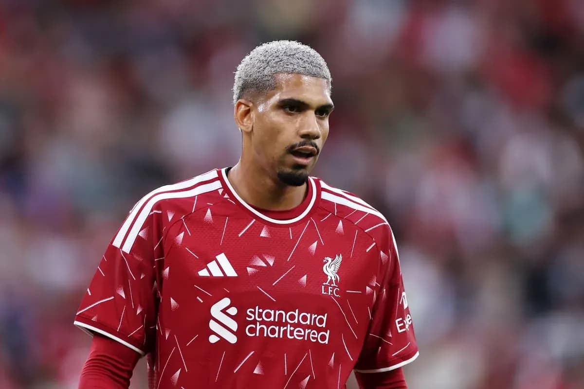 Player wearing Liverpool jersey during match
