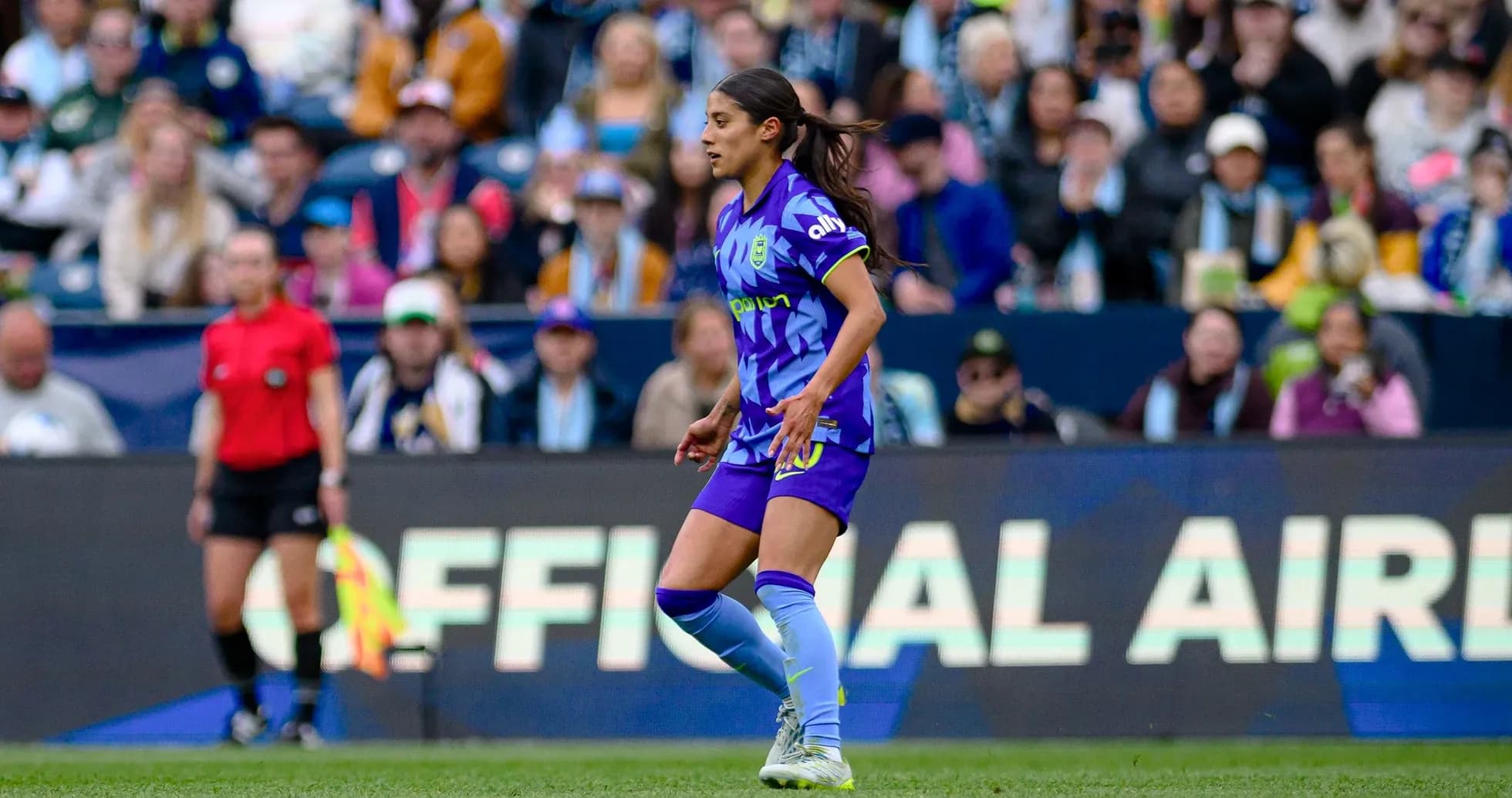 Seattle Reign FC player in action during match