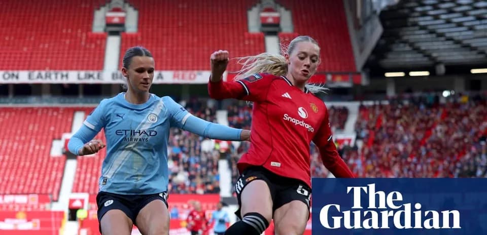 Players from Manchester City and Manchester United competing