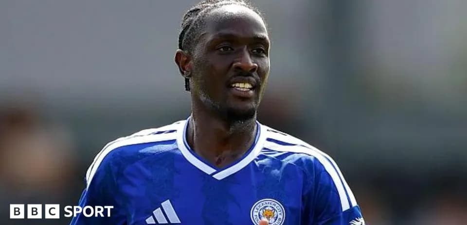 Player in blue Leicester City jersey on the field