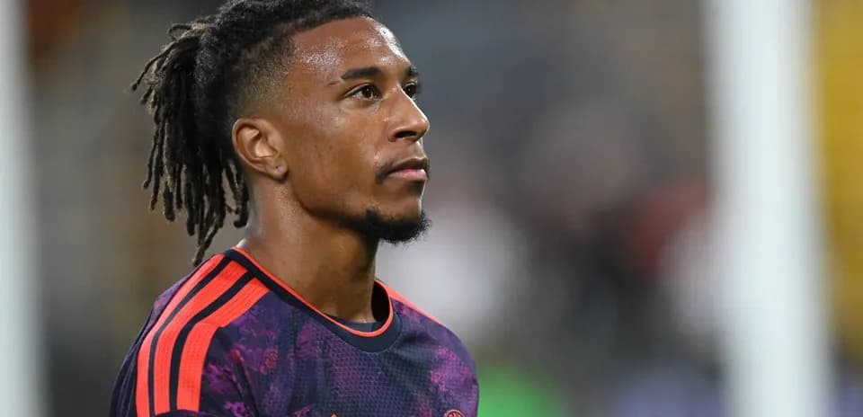 Player wearing Bayern Munich kit during match