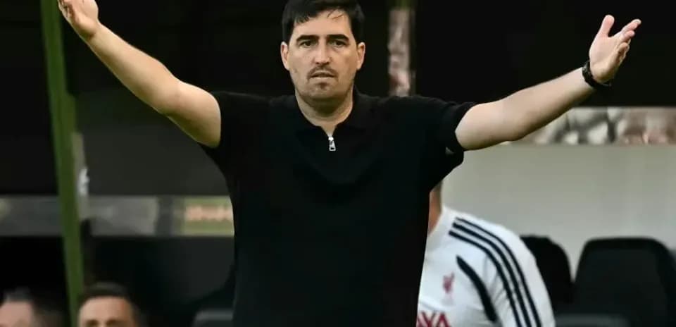 Coach gesturing during a match from the sidelines