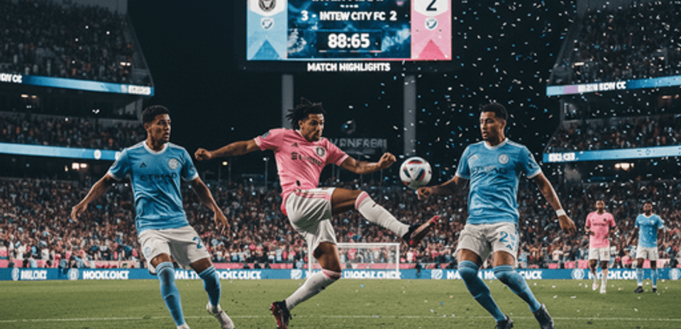 Inter Miami dominates New York City FC 5-1 in MLS semi-finals