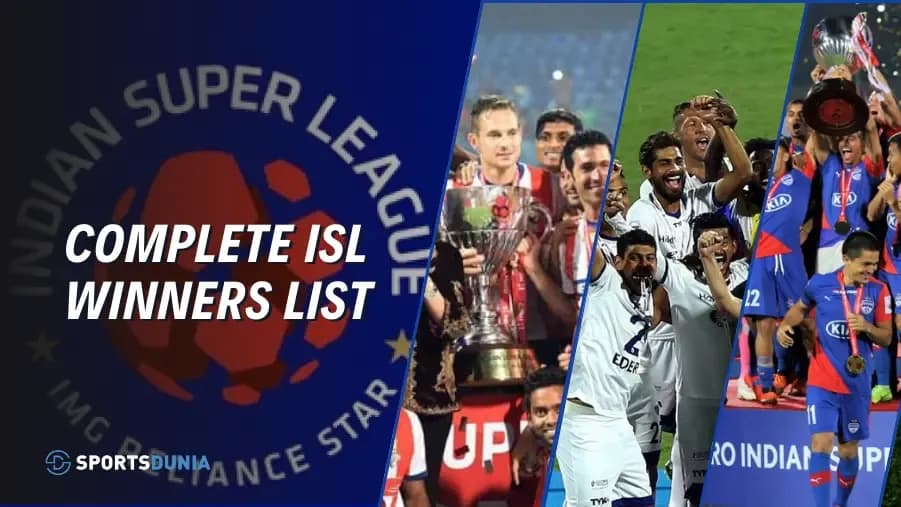 Complete List of Indian Super League Champions from 2014 to 2024