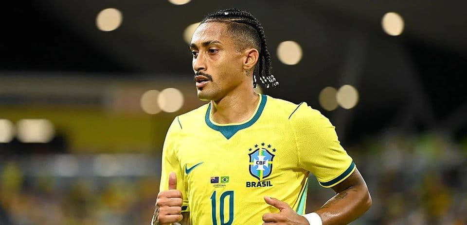 Raphinha Leads Brazil as Striker with Seven Changes Against Australia