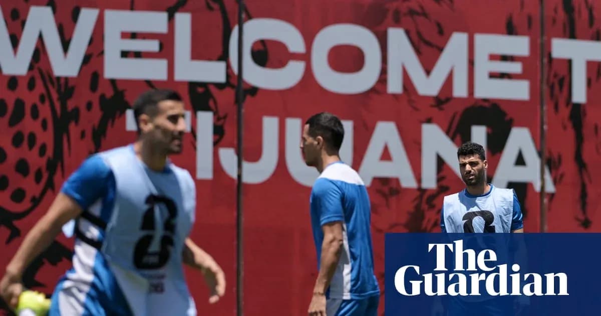 Players training in front of a welcome sign Players training in front of a welcome sign