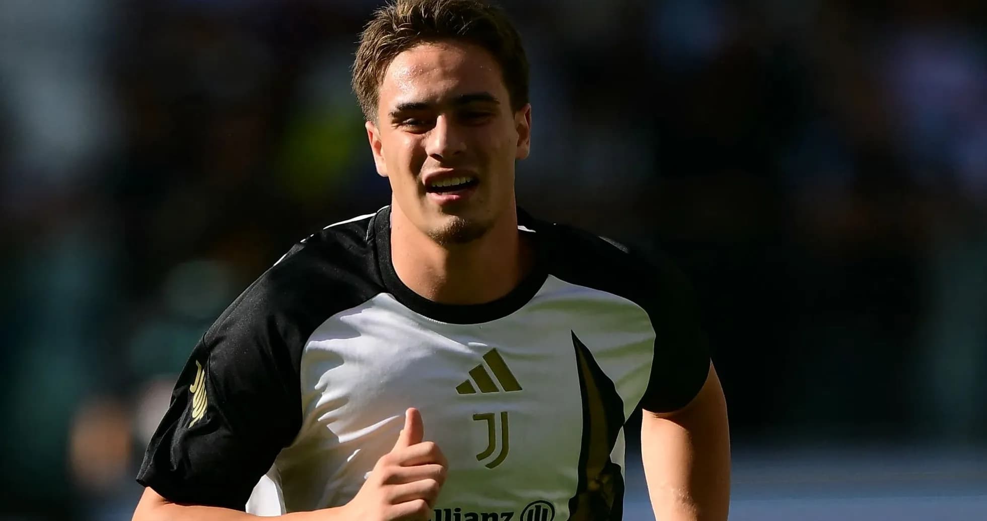 Player running during training session for Juventus Player running during training session for Juventus