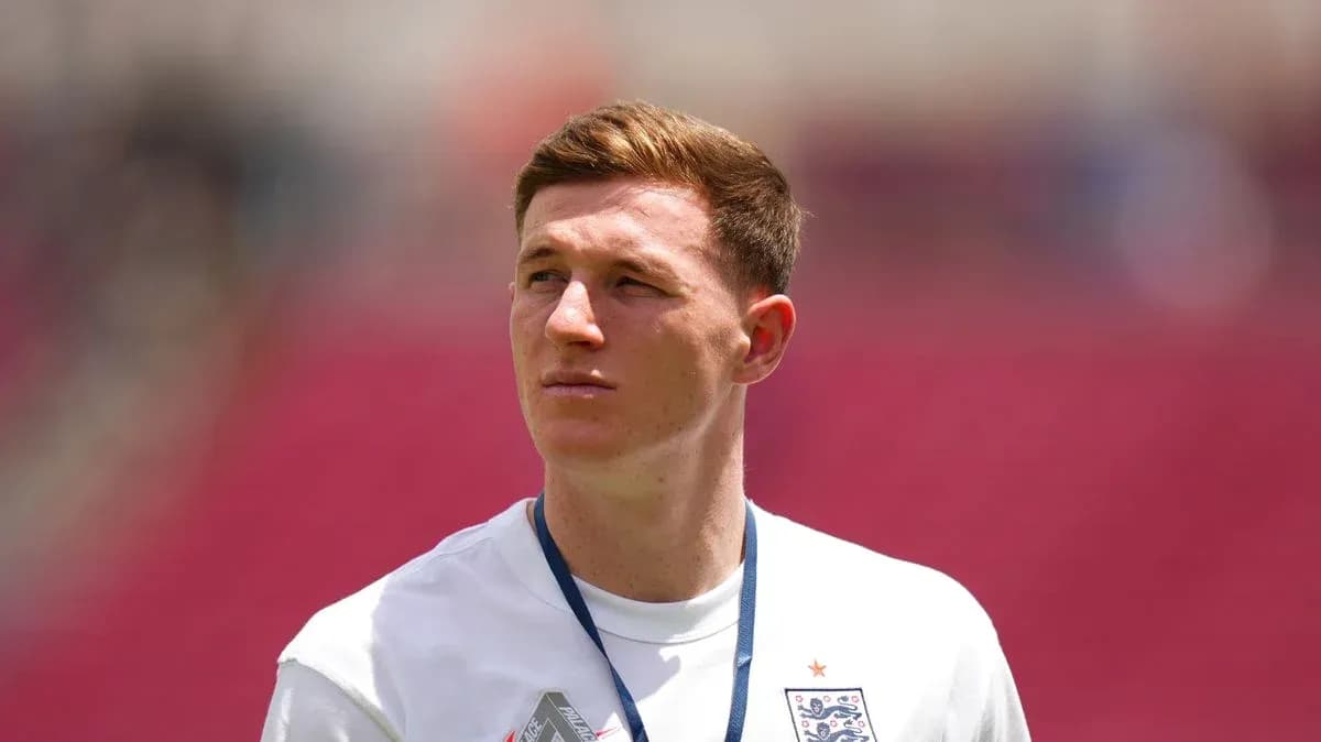 Player wearing England shirt on field before match Player wearing England shirt on field before match