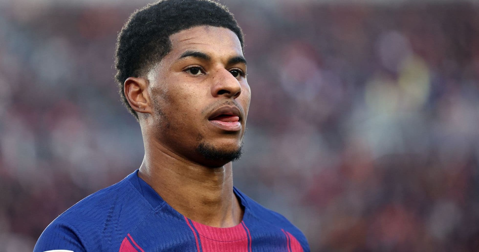 Player in Barcelona jersey during match Player in Barcelona jersey during match