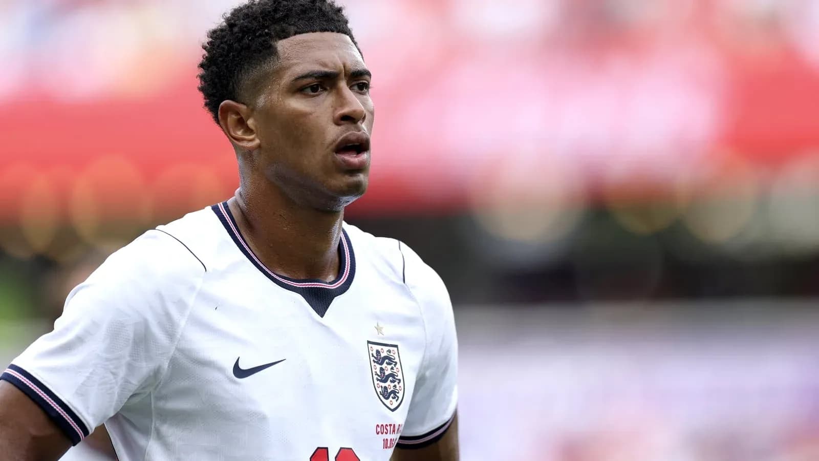 Player in England jersey during a match Player in England jersey during a match