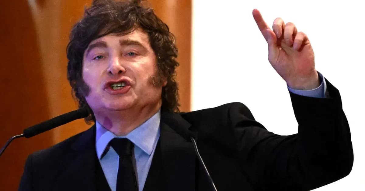 Man speaking passionately at podium with microphone Man speaking passionately at podium with microphone