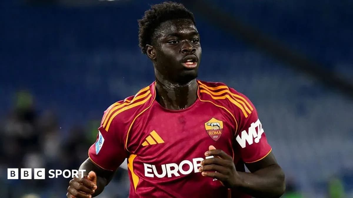 Player running in AS Roma kit during match Player running in AS Roma kit during match
