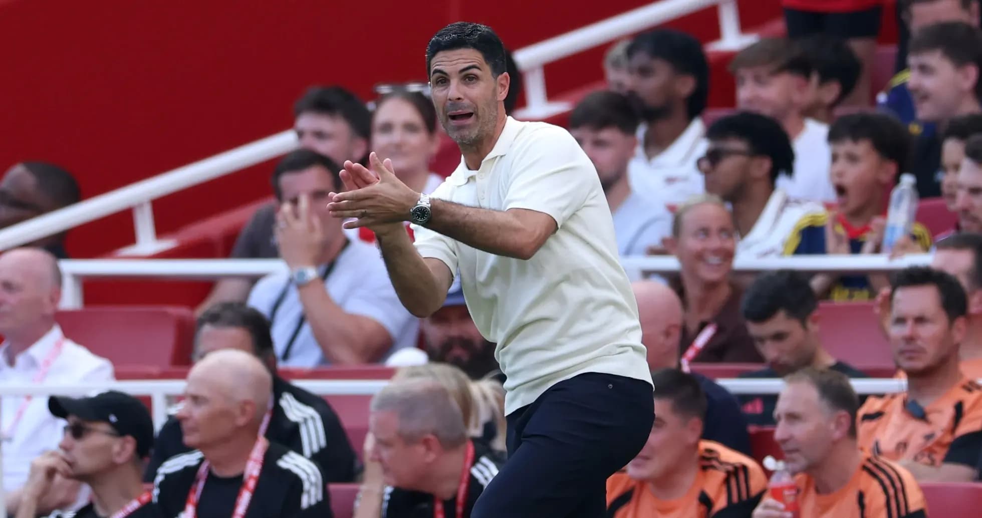 Manager giving instructions during a match Manager giving instructions during a match
