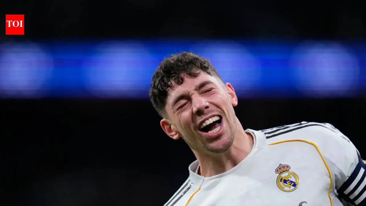 Player celebrating during a match for Real Madrid Player celebrating during a match for Real Madrid