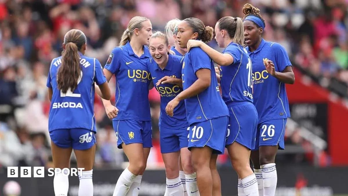 Chelsea players celebrating a goal during match Chelsea players celebrating a goal during match