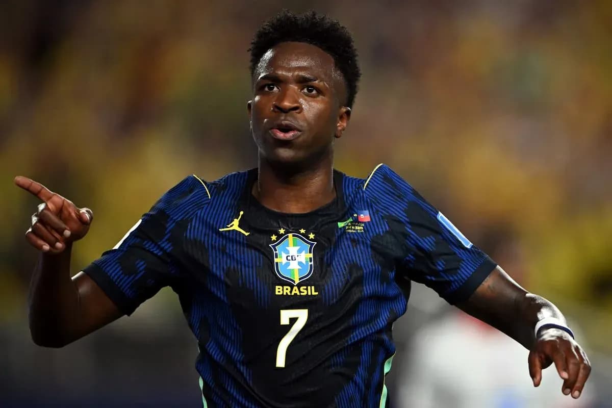 Player celebrating after scoring a goal for Brazil Player celebrating after scoring a goal for Brazil