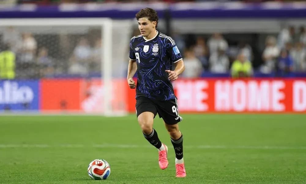 Player running with ball during match on field Player running with ball during match on field