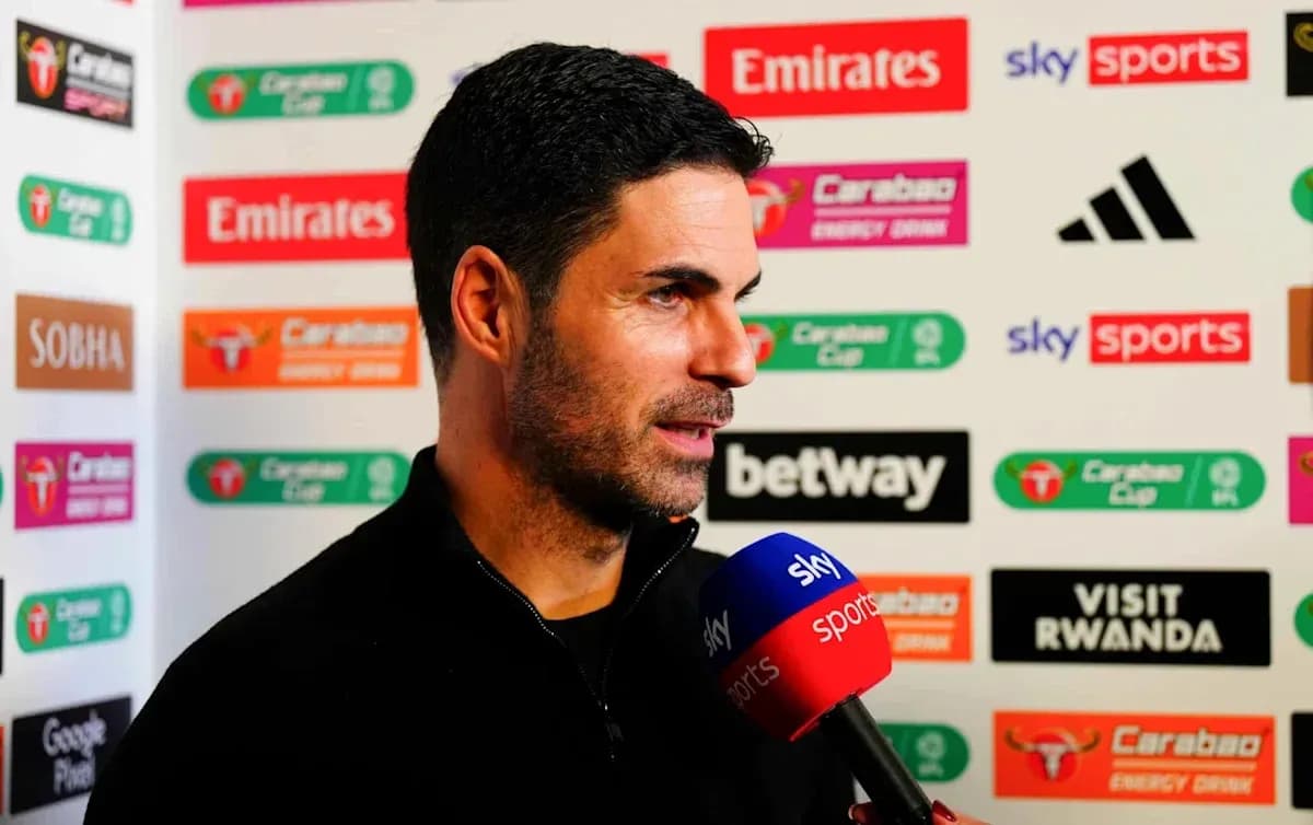 Manager speaking during post-match interview session Manager speaking during post-match interview session