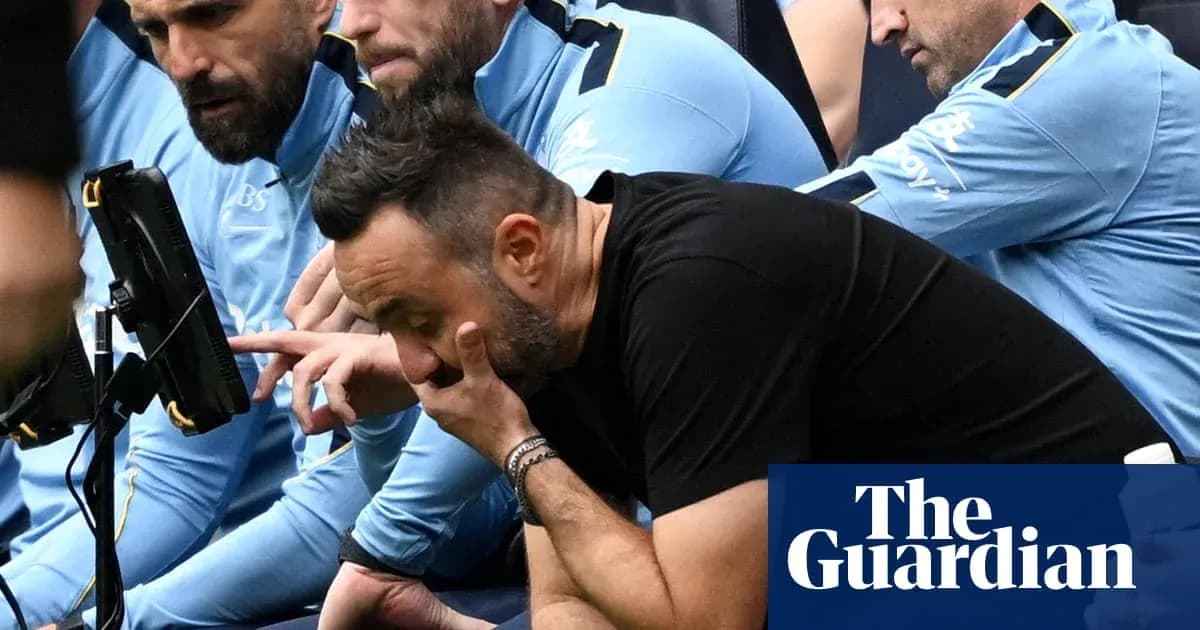 Coaches observing match with concern on sidelines Coaches observing match with concern on sidelines