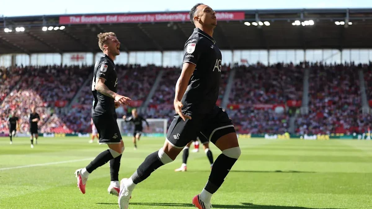 Player celebrating after scoring a goal during match Player celebrating after scoring a goal during match