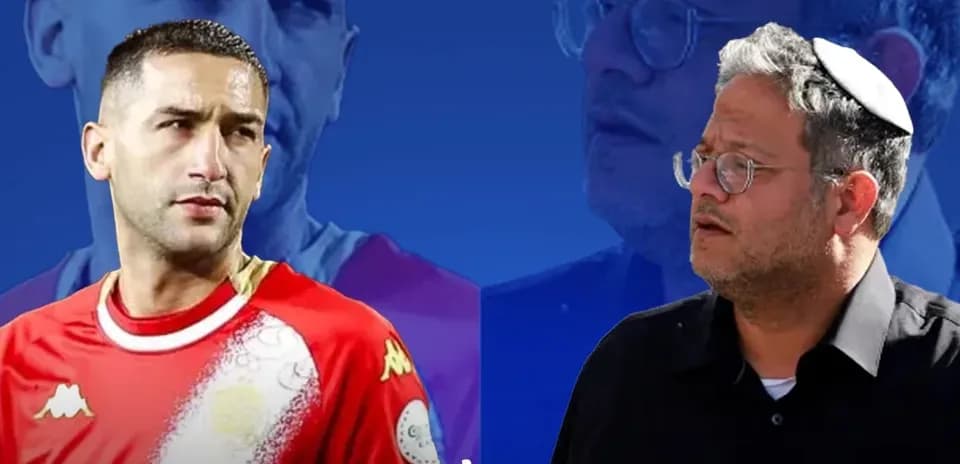 Soccer player and politician in contrasting backgrounds Soccer player and politician in contrasting backgrounds